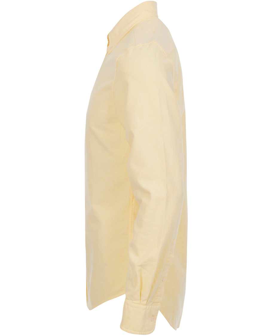 Herr | Skjortor | GANT Diamond G | The Perfect Oxford Fitted Body Shirt Soft Yellow