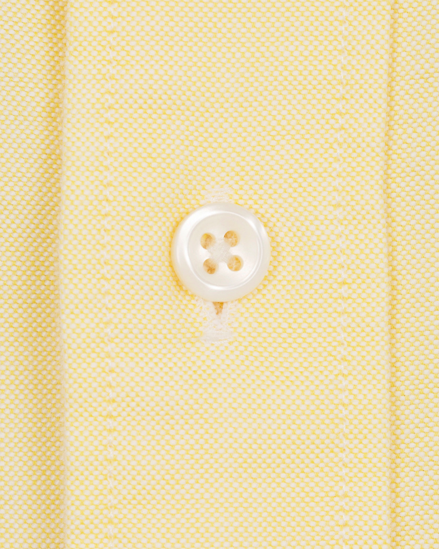 Herr | Skjortor | GANT Diamond G | The Perfect Oxford Fitted Body Shirt Soft Yellow