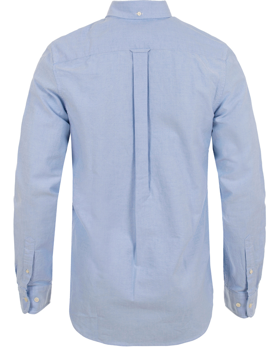 Herr | Skjortor | GANT Diamond G | The Perfect Oxford Fitted Body Shirt Capri Blue