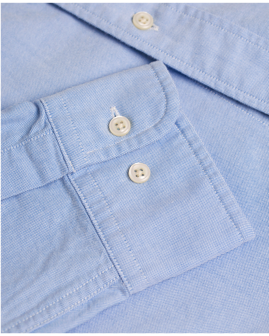 Herr | Skjortor | GANT Diamond G | The Perfect Oxford Fitted Body Shirt Capri Blue