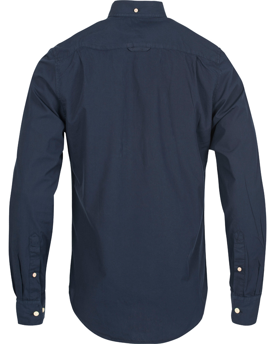 Herr | Skjortor | GANT | Lakeside Poplin Fitted Body Shirt Thunder Blue