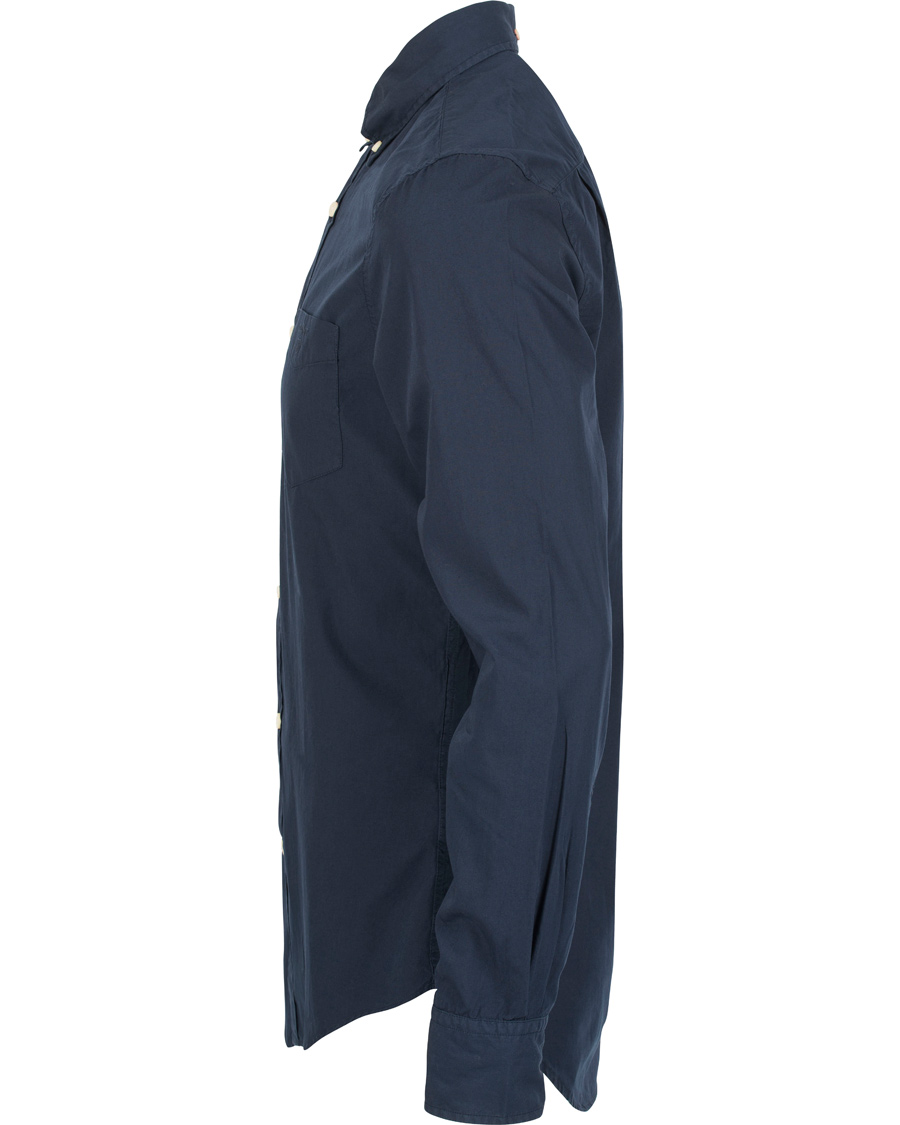 Herr | Skjortor | GANT | Lakeside Poplin Fitted Body Shirt Thunder Blue