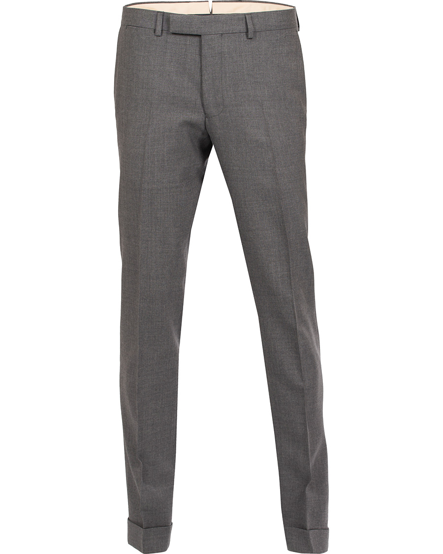 Herr | Byxor | GANT Rugger | Hopsack Smarty Pants Dark Grey Melange