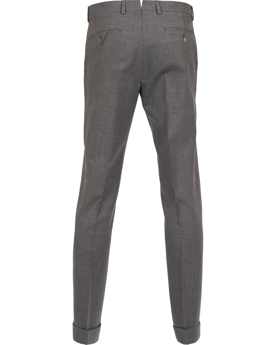 Herr | Byxor | GANT Rugger | Hopsack Smarty Pants Dark Grey Melange