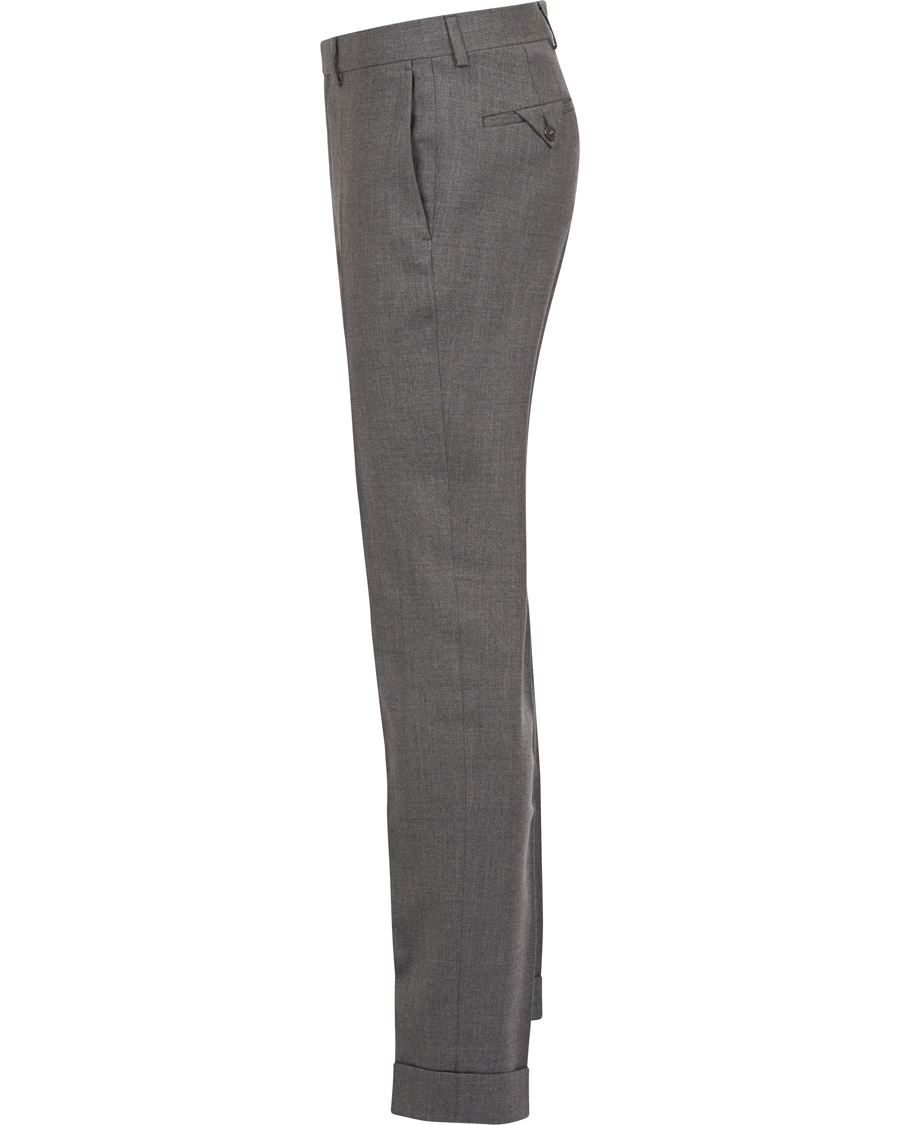 Herr | Byxor | GANT Rugger | Hopsack Smarty Pants Dark Grey Melange