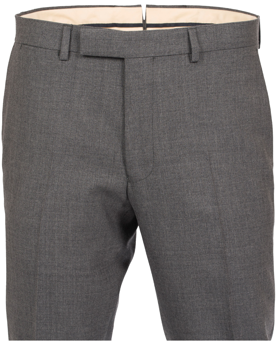 Herr | Byxor | GANT Rugger | Hopsack Smarty Pants Dark Grey Melange