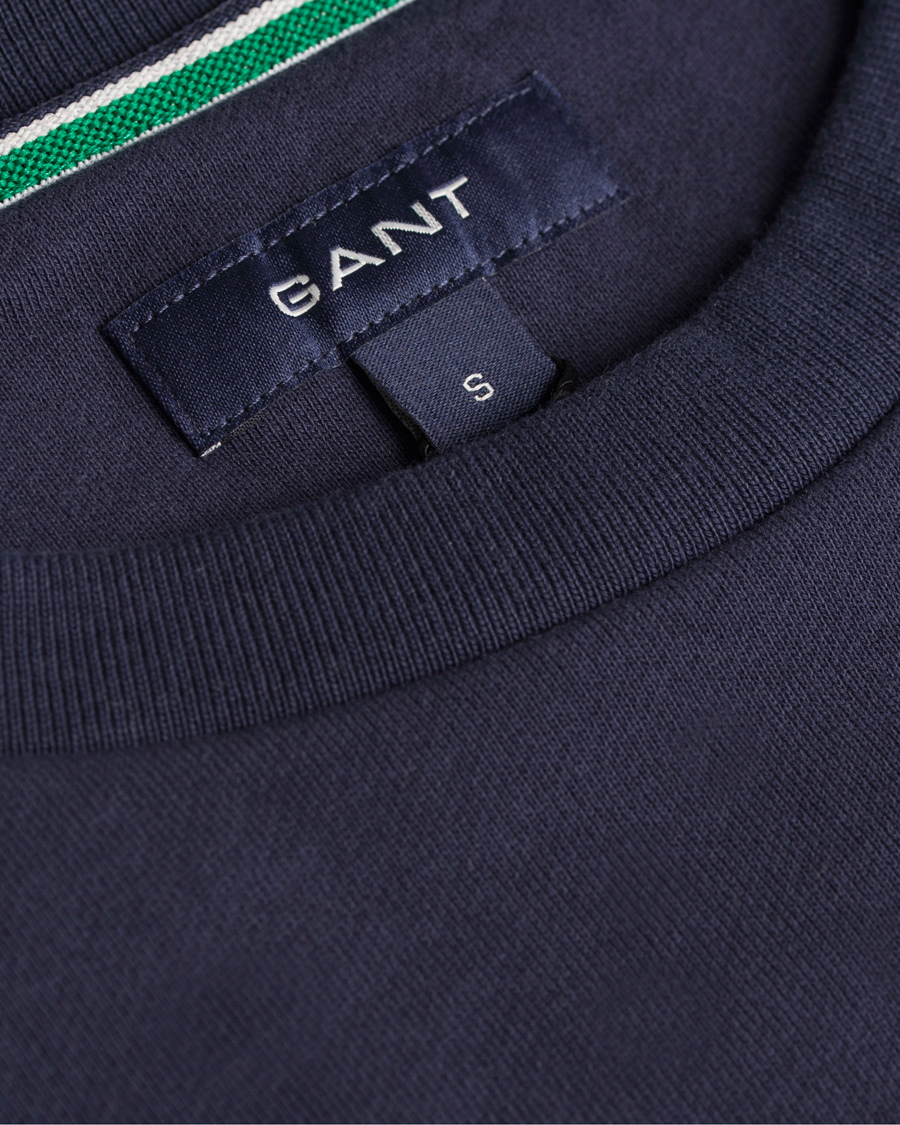 Herr | Tröjor | GANT | C-Neck Sweat Marine