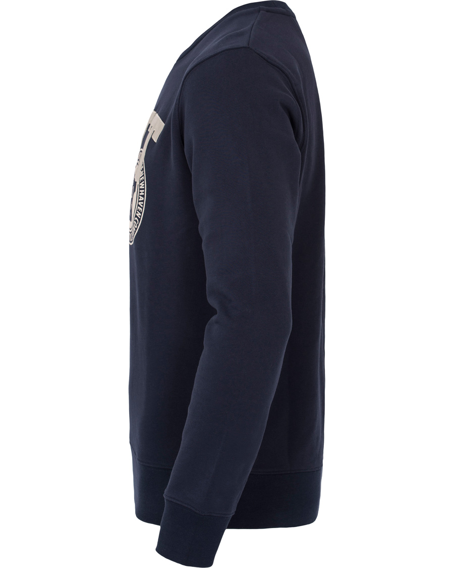Herr | Tröjor | GANT | C-Neck Sweat Marine