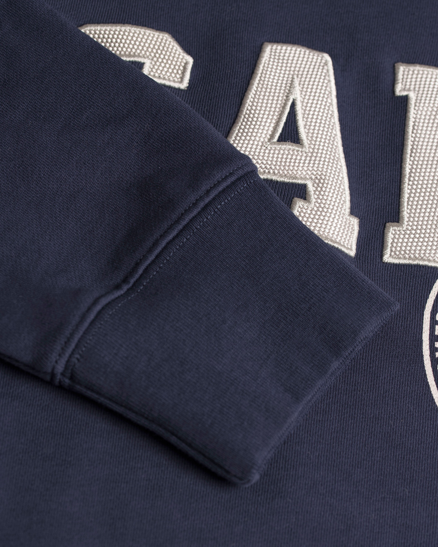 Herr | Tröjor | GANT | C-Neck Sweat Marine