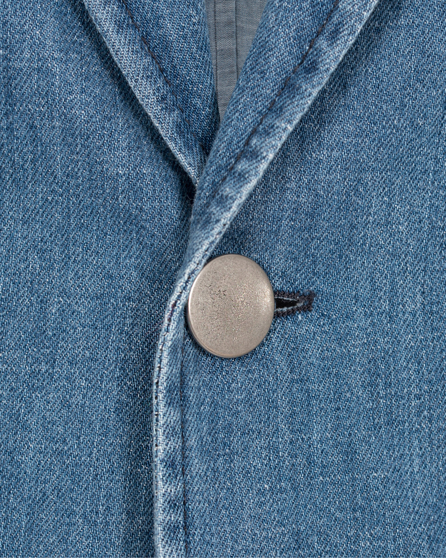Herr | Kavajer | GANT Rugger | Denim Shirt Blazer Mid Bue