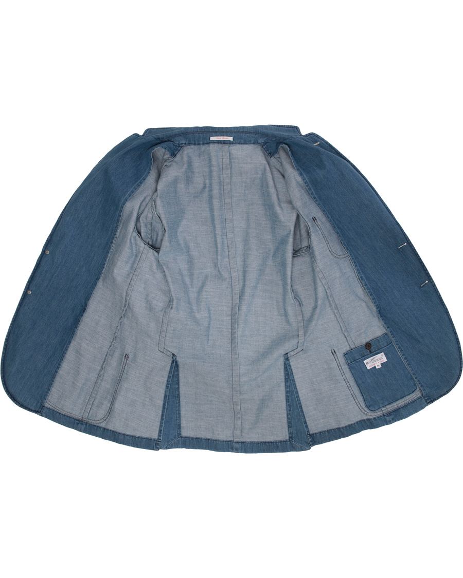 Herr | Kavajer | GANT Rugger | Denim Shirt Blazer Mid Bue