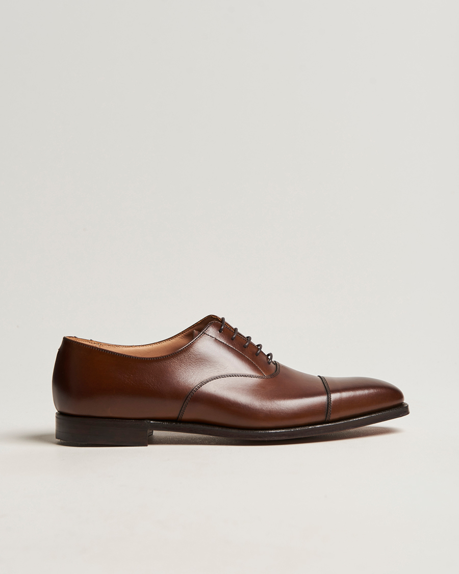 Herr | Oxfords | Crockett & Jones | Hallam Oxford Dark Brown Calf