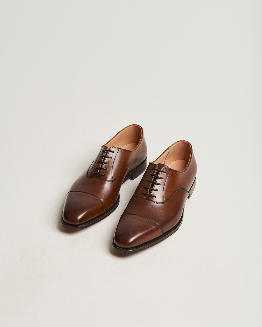 Herr | Tidlösa klassiker | Crockett & Jones | Hallam Oxford Dark Brown Calf