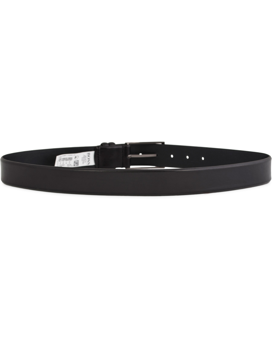 Herr | BOSS Carmello Leather Belt 3,5 cm Black | BOSS BLACK | BOSS Carmello Leather Belt 3,5 cm Black