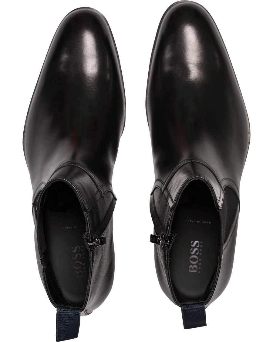 Herr | BOSS Manelo Chelsea Boot Black Calf | BOSS BLACK | BOSS Manelo Chelsea Boot Black Calf