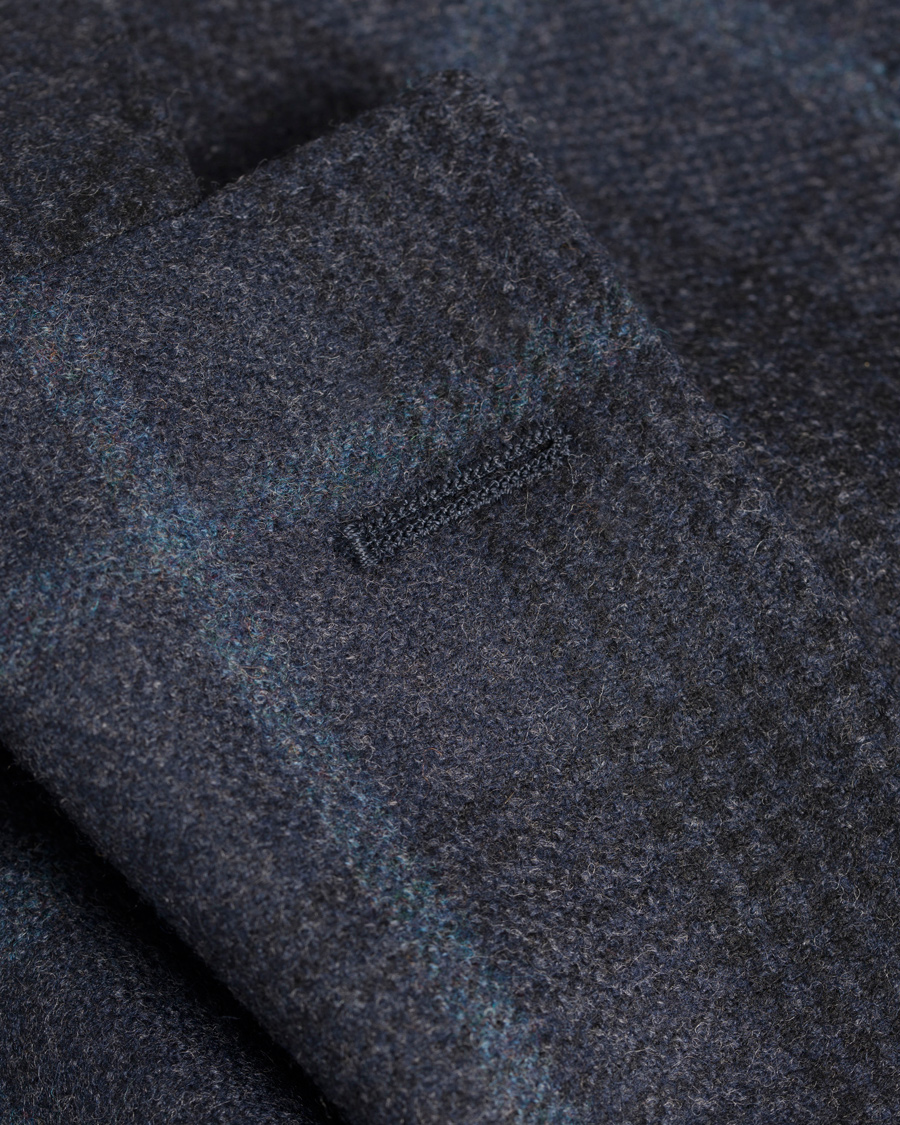 Herr | Kavajer | Boglioli | Dover Patch Pocket Glenncheck Wool Blazer Navy