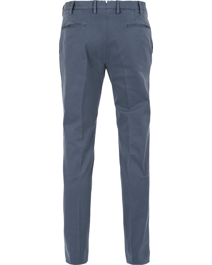 Herr | Byxor | Incotex | Slim Fit Comfort Chino Blue