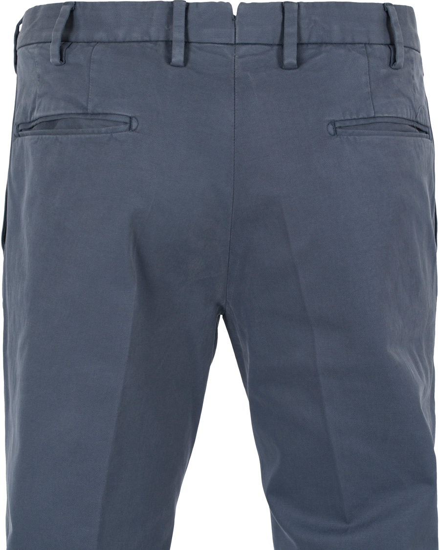 Herr | Byxor | Incotex | Slim Fit Comfort Chino Blue