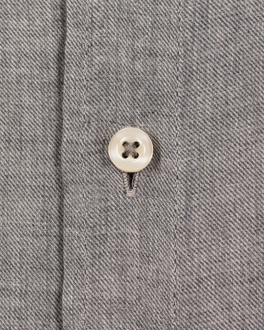 Herr | Skjortor | La Martina | Gaston Flannel Shirt Heather Grey