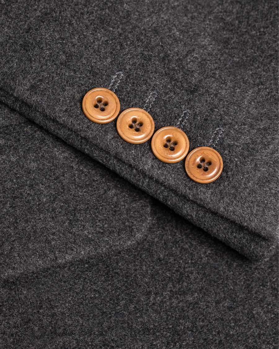 Herr | Jackor | Morris | William Flausch Wool Coat Grey