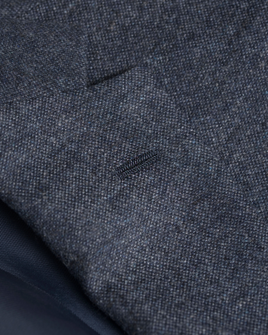 Herr | Kavajer | Morris | Soft Donegal Blazer Old Blue