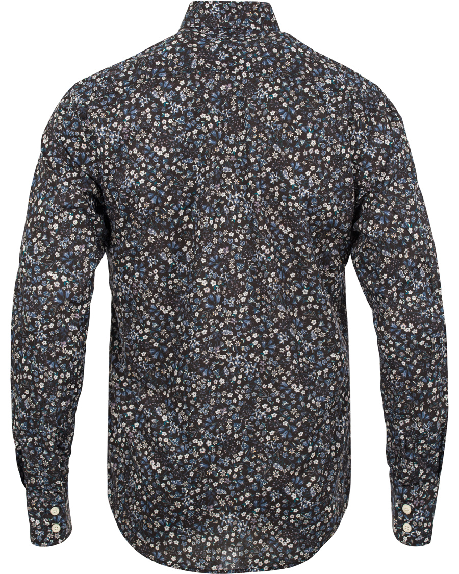 Herr | Skjortor | Morris | New Barrel Liberty Printed Shirt Navy