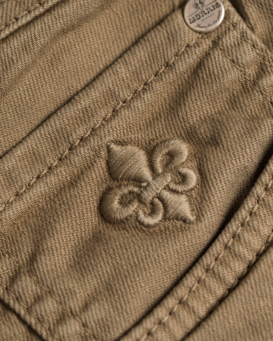 Herr | Byxor | Morris | James Twill 5-Pocket Pants Camel