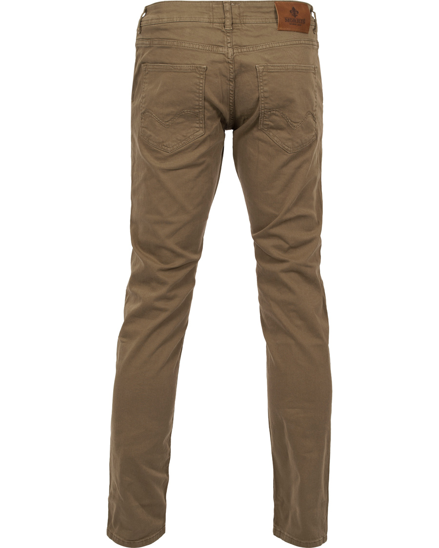 Herr | Byxor | Morris | James Twill 5-Pocket Pants Camel