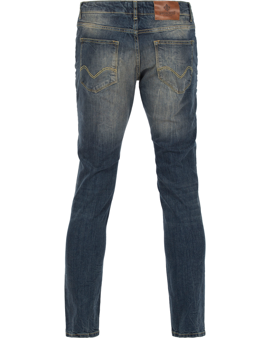 Herr | Jeans | Morris | Steve Vintage Jeans Dar Wash Blue Hole