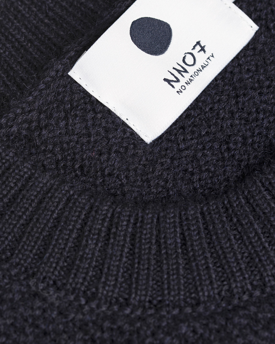 Herr | Tröjor | NN07 | New Andrew Knit Schoeller Sweater Navy