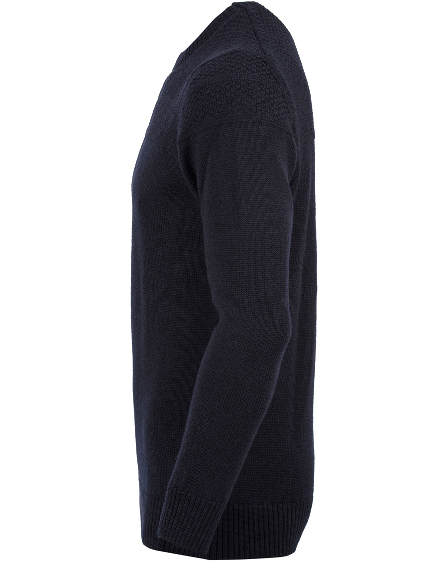 Herr | Tröjor | NN07 | New Andrew Knit Schoeller Sweater Navy
