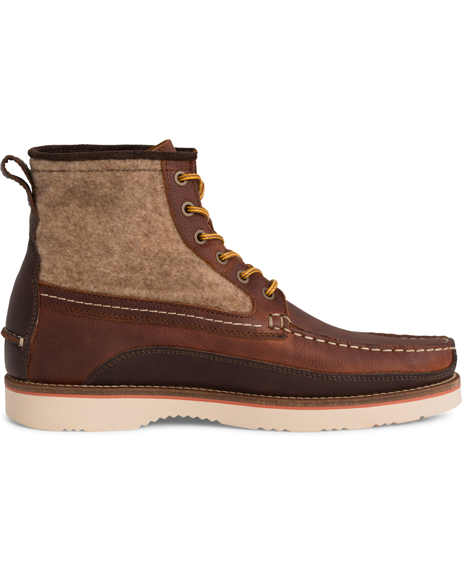 Herr | GANT Huck Boot Calf Textile Cognac | GANT | Huck Boot Calf Textile Cognac