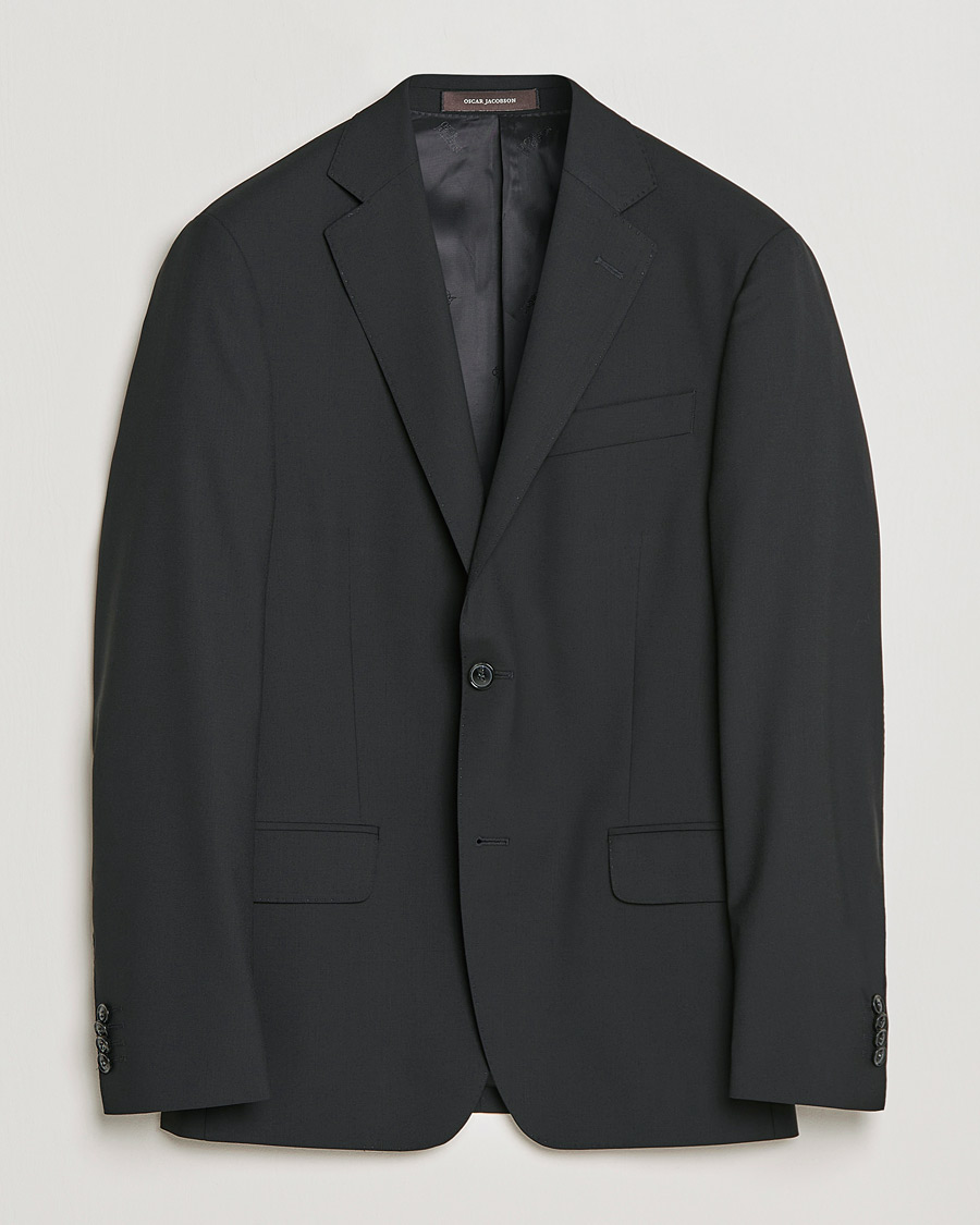 Herr | Kavajer | Oscar Jacobson | Edmund Blazer Super 120´s Wool Black