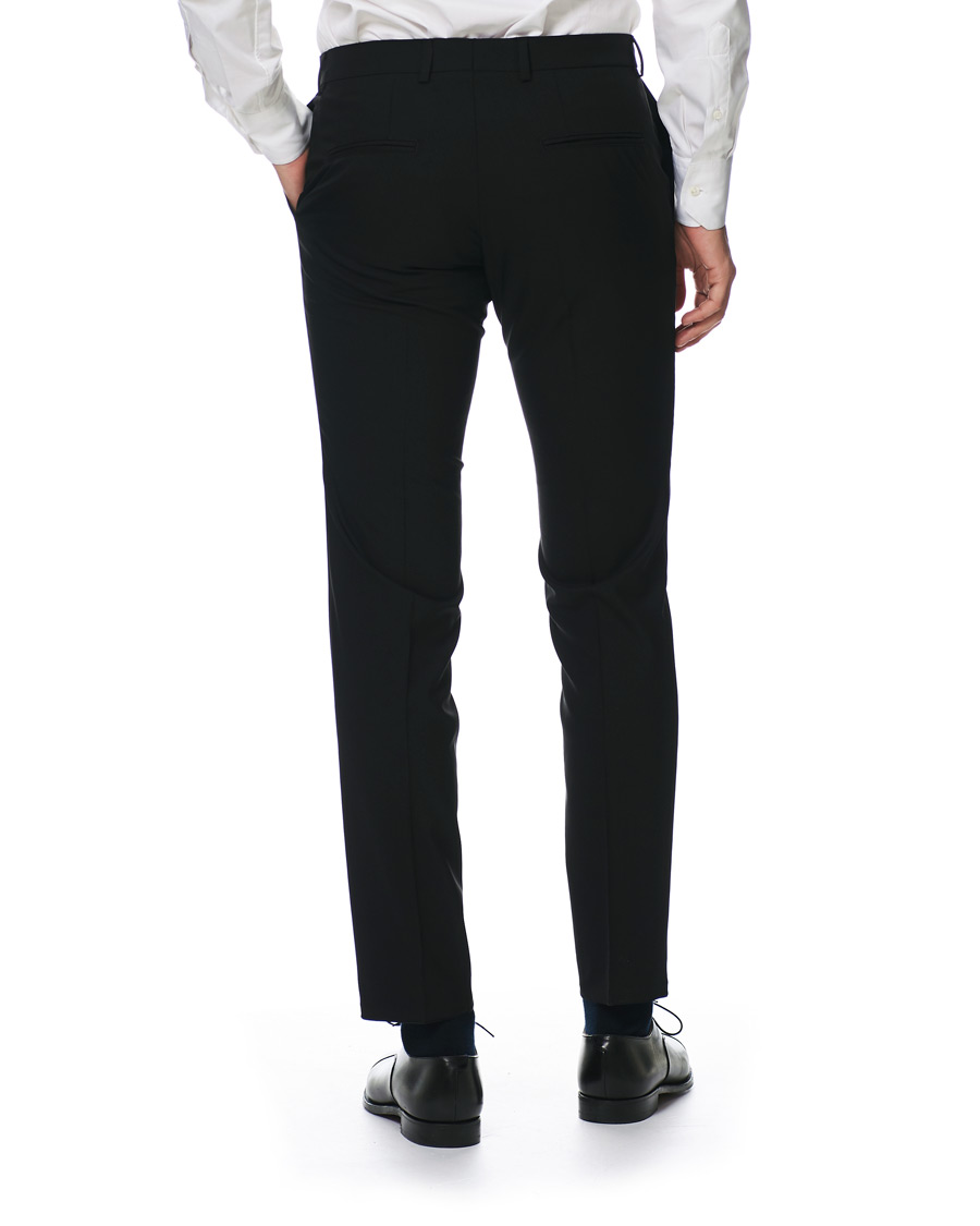 Herr | Byxor | Oscar Jacobson | Damien Trousers Super 120's Wool Black