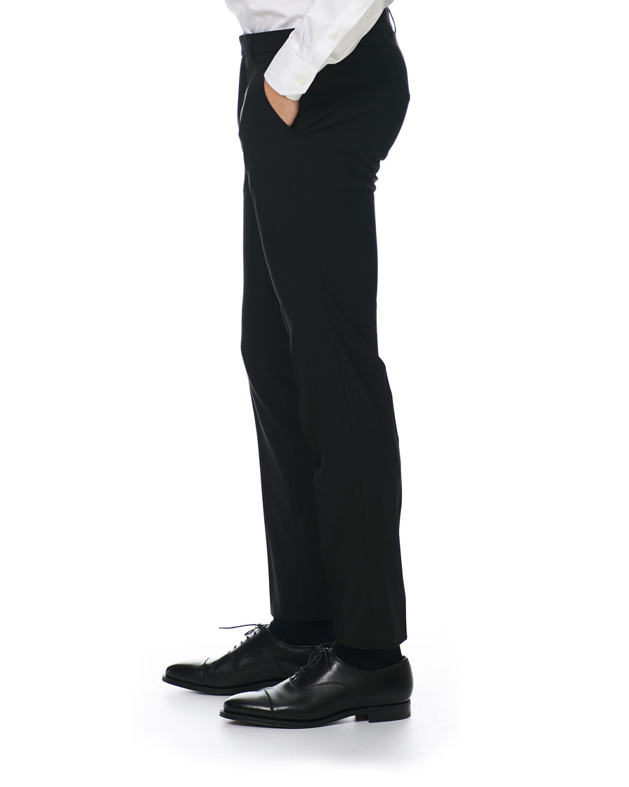 Herr | Byxor | Oscar Jacobson | Damien Trousers Super 120's Wool Black