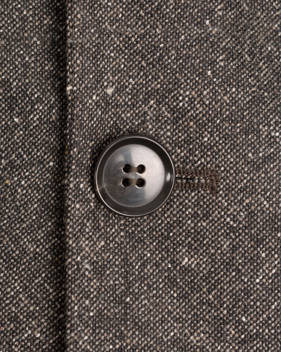 Herr | Kavajer | Oscar Jacobson | Einar Lambswool Blazer Dark Brown 52