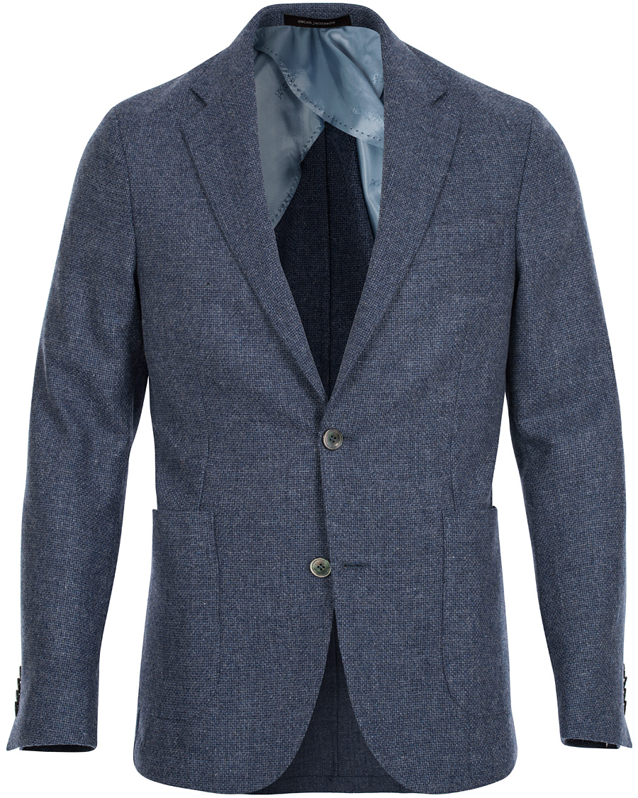 Herr | Kavajer | Oscar Jacobson | Einar Structured Blazer Sky Blue