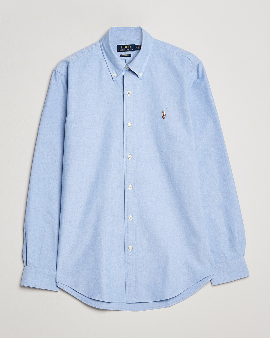 Herr | Skjortor | Polo Ralph Lauren | Custom Fit Oxford Shirt Blue