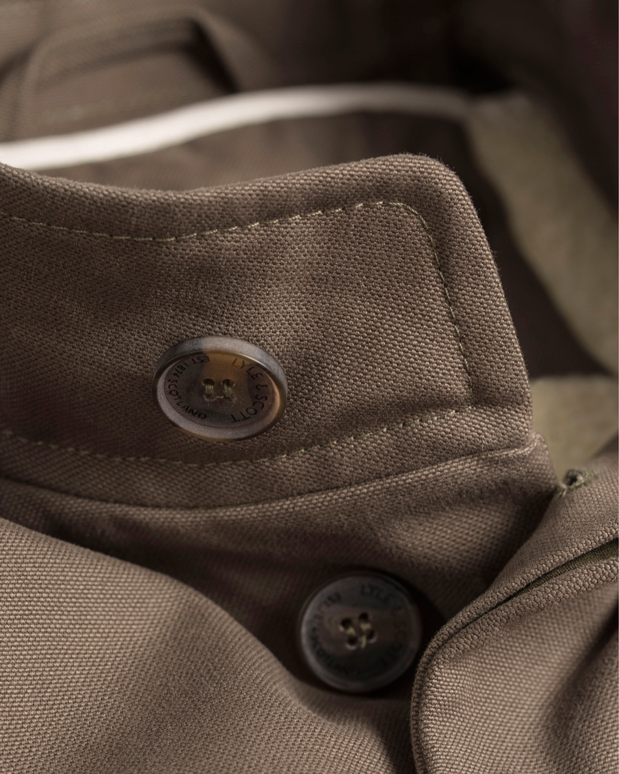 Herr | Jackor | Lyle & Scott | Shearling Lined Jacket Cedar Green
