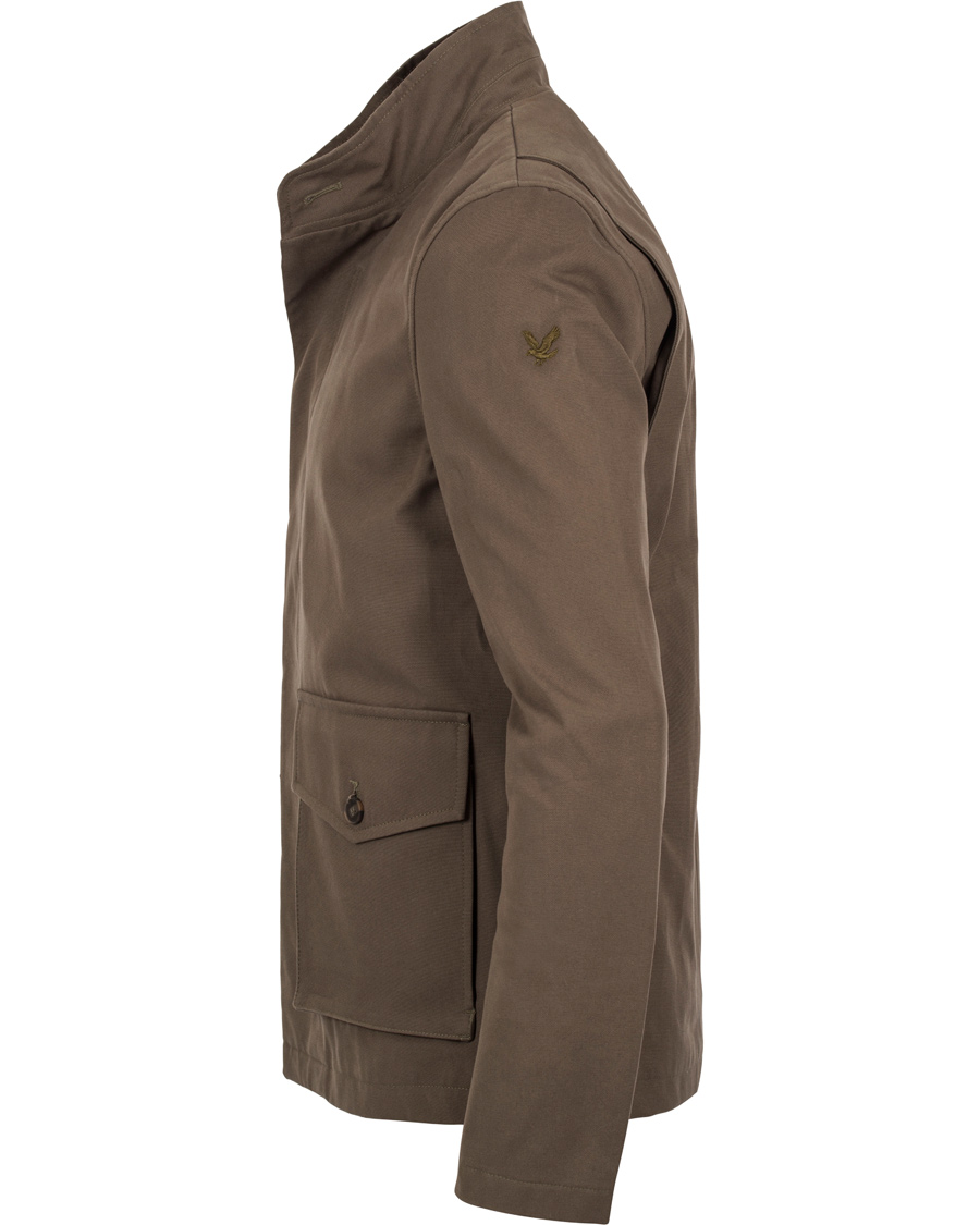 Herr | Jackor | Lyle & Scott | Shearling Lined Jacket Cedar Green