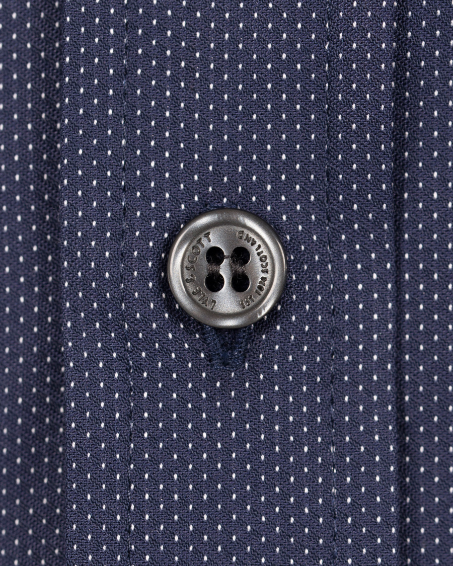 Herr | Skjortor | Lyle & Scott | Running Stitch Shirt New Navy