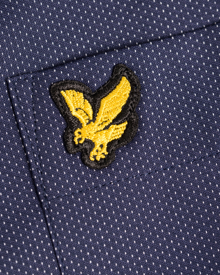 Herr | Skjortor | Lyle & Scott | Running Stitch Shirt New Navy