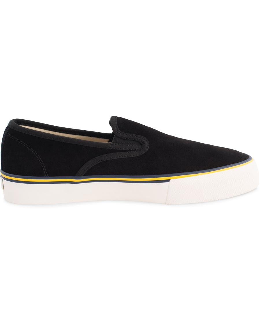Herr | Polo Ralph Lauren Mytton Slip On Sneaker Black Suede | Polo Ralph Lauren | Mytton Slip On Sneaker Black Suede