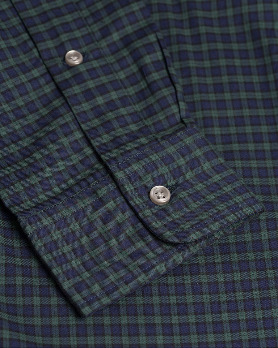 Herr | Skjortor | Polo Ralph Lauren | Slim Fit Twill Shirt Check Green/Blue