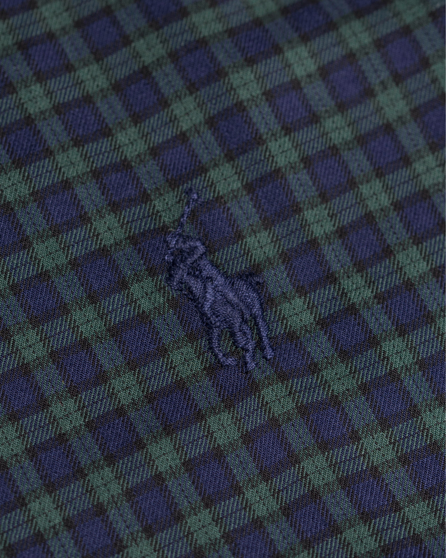 Herr | Skjortor | Polo Ralph Lauren | Slim Fit Twill Shirt Check Green/Blue