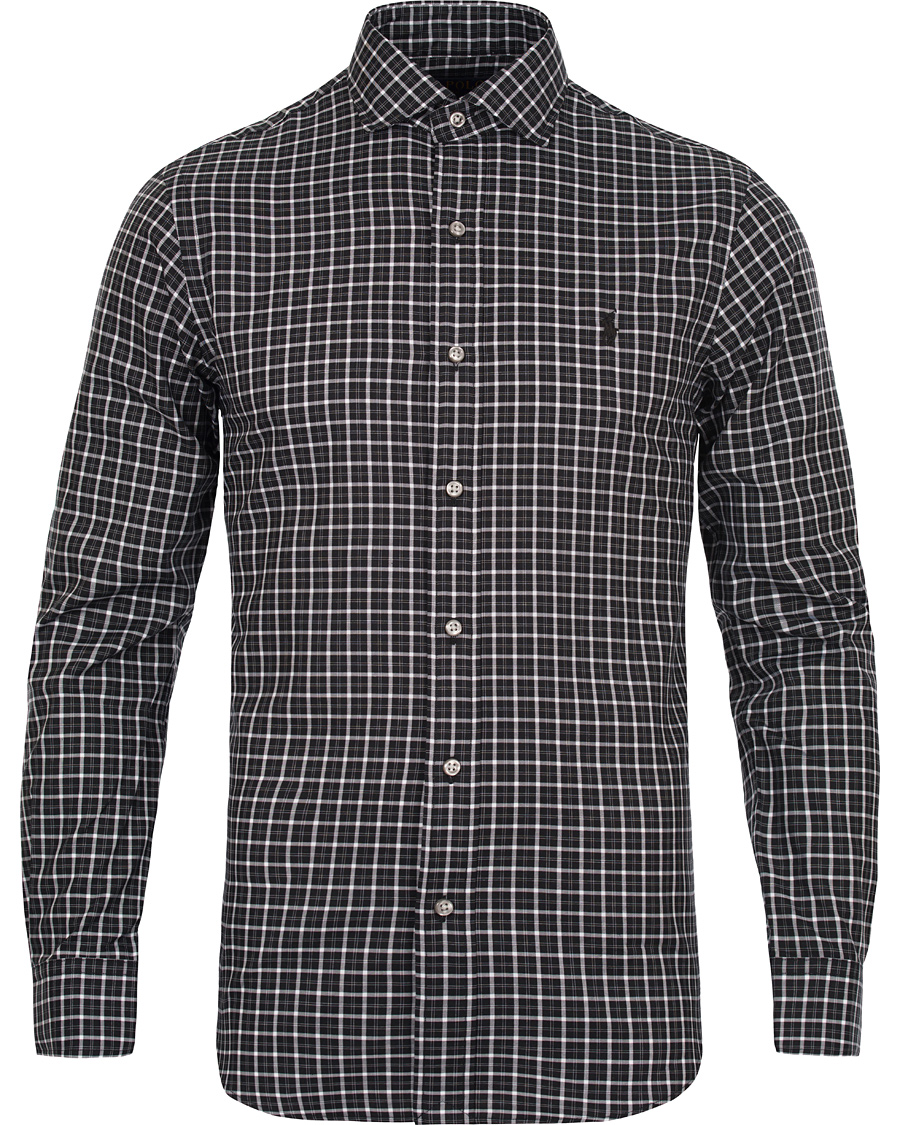 Herr | Skjortor | Polo Ralph Lauren | Slim Fit Estate Shirt Check Black/White