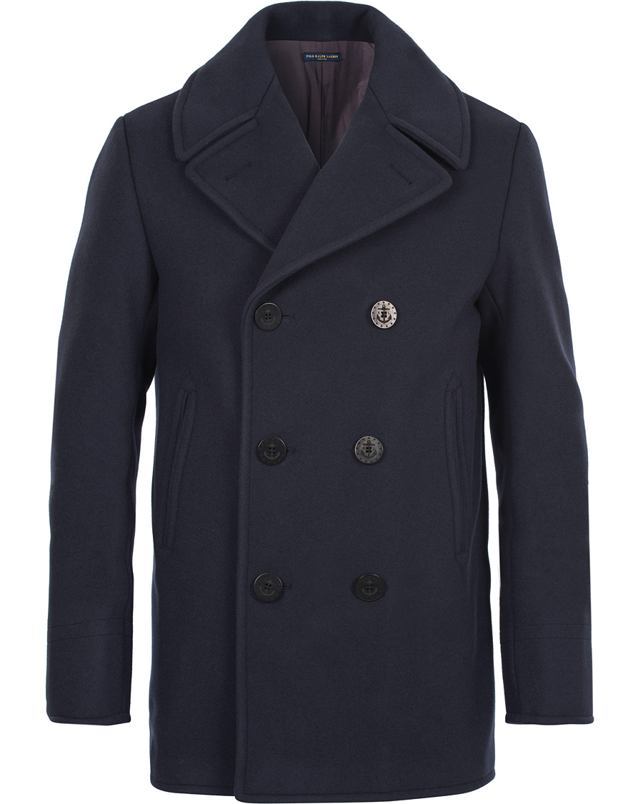 Herr | Jackor | Polo Ralph Lauren | Melton Peacoat Navy