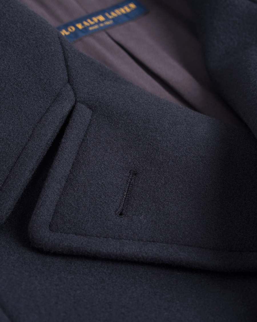 Herr | Jackor | Polo Ralph Lauren | Melton Peacoat Navy