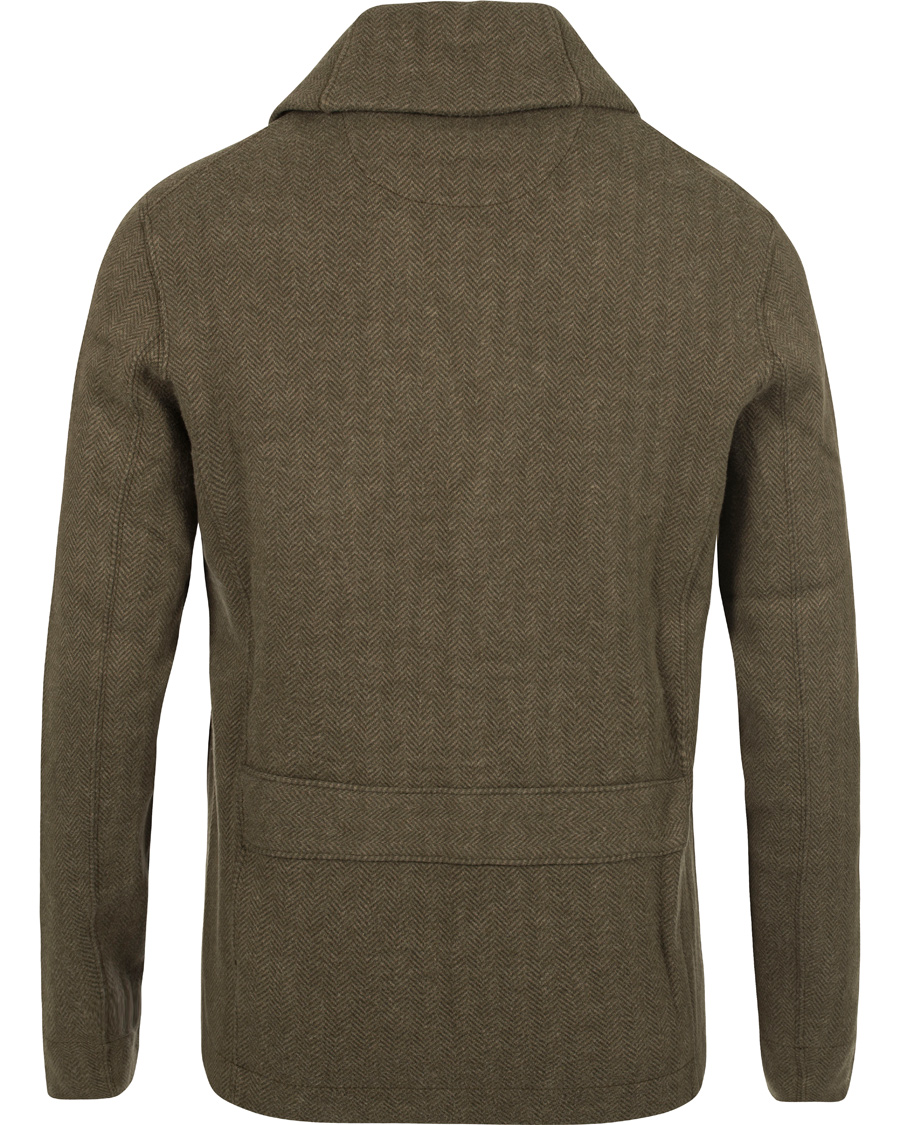 Herr | Tröjor | Polo Ralph Lauren | Herringbone Shawl Cardigan Olive