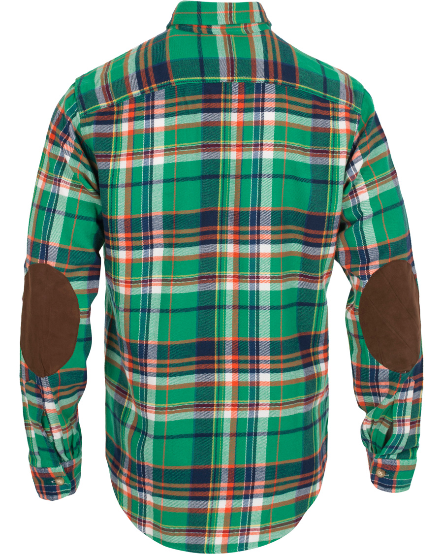 Herr | Skjortor | Polo Ralph Lauren | Matlock Core Fit Flannel Shirt Green/Navy